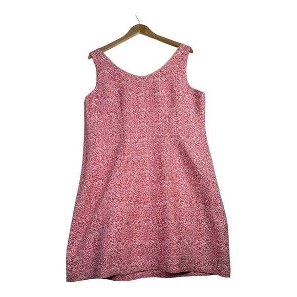 New Buckley K Coral Cheetah Print Shift Dress size 14 - Picture 6 of 8